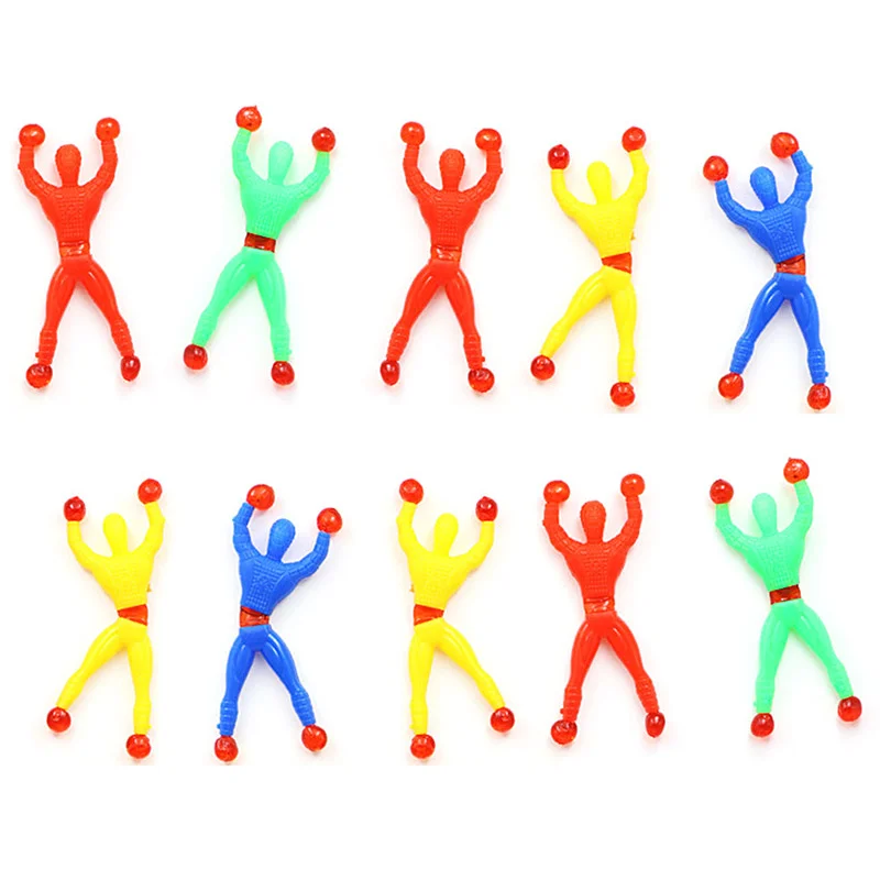 Wholesale Sticky Wall Climbing Men Novelty Gift Party Kids Sticky Man Toys