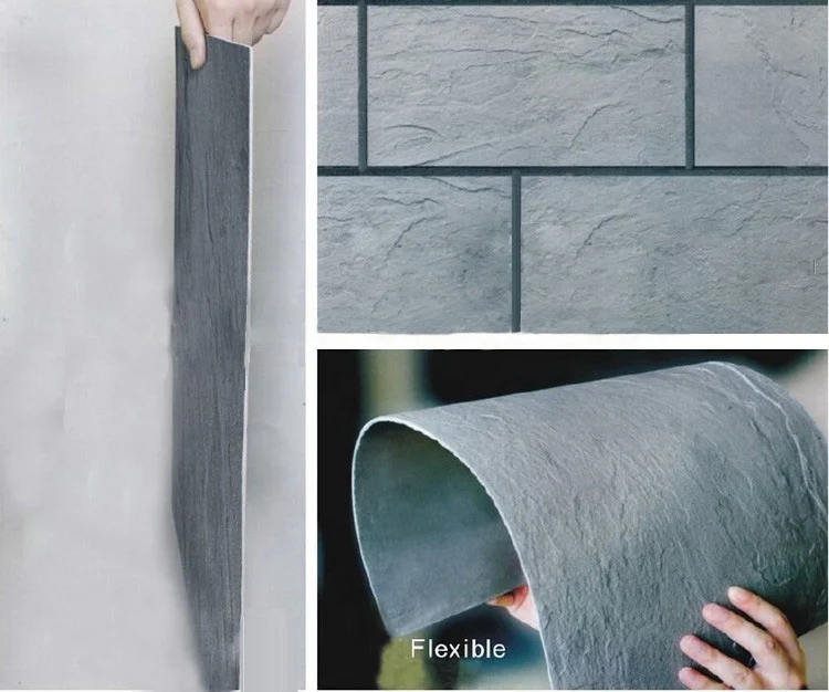 
Exterior Clay 3D Tile Outdoor Porcelain Flexible Stone Ceramic Wall Tile 