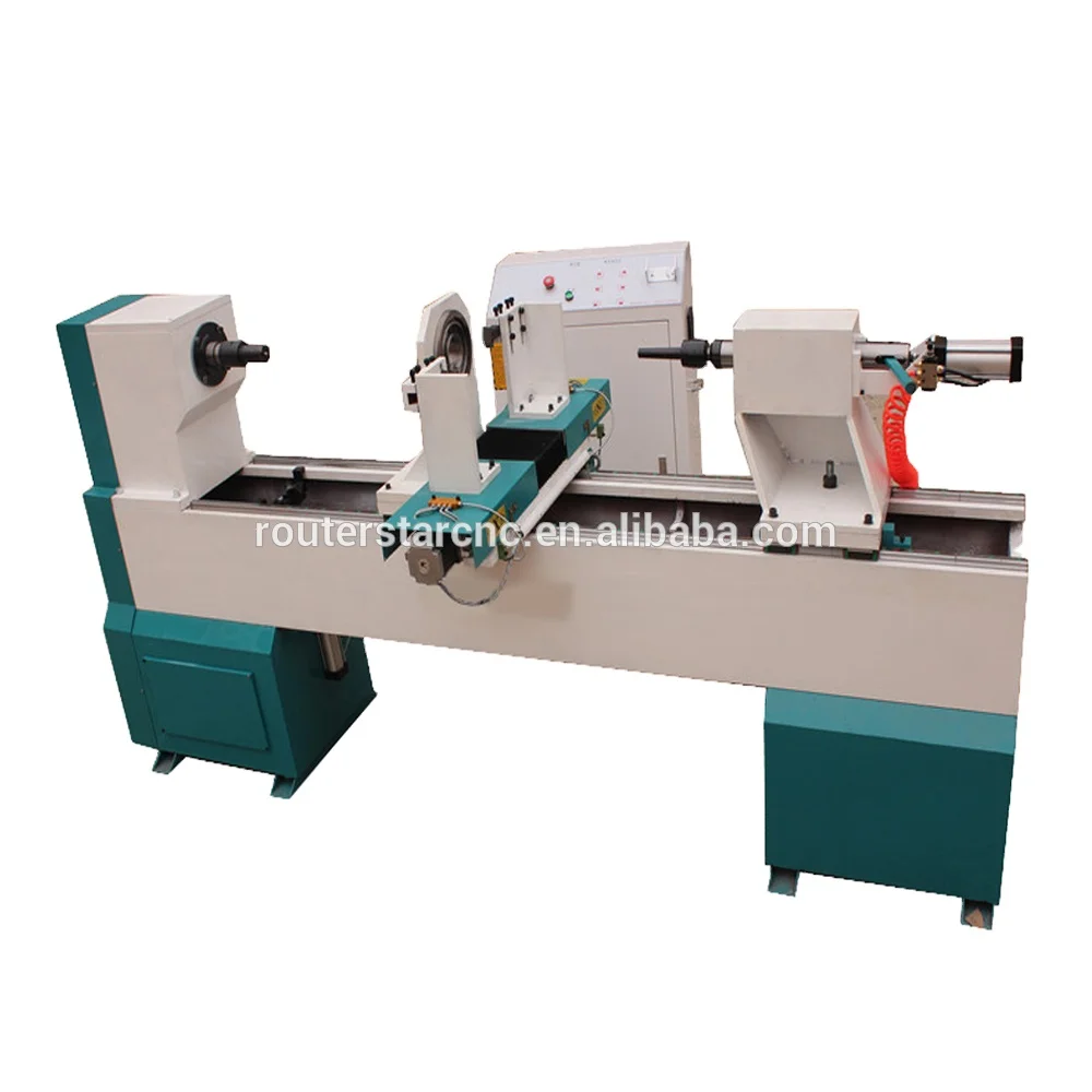 cnc automatic wood turning lathe cutting machine