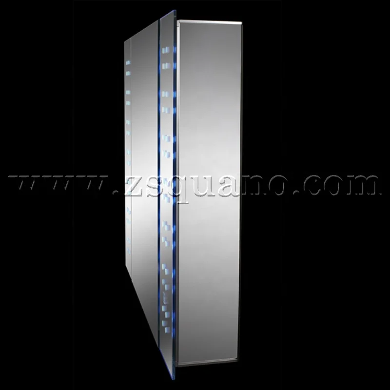 Building House Furniture Wall Mount Rectangle LED Bathroom Medicine Cabinet with Shave Socket