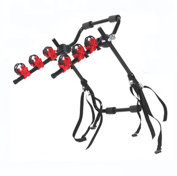 Foldable portable car 3 bicycle carrier rear rack Steel Carrier Bicycles Car Trunk Mountain Bike Car Bicycle Rack