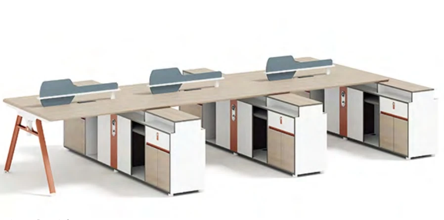 Modern Design 4 Person Office Furniture Workstation Desk