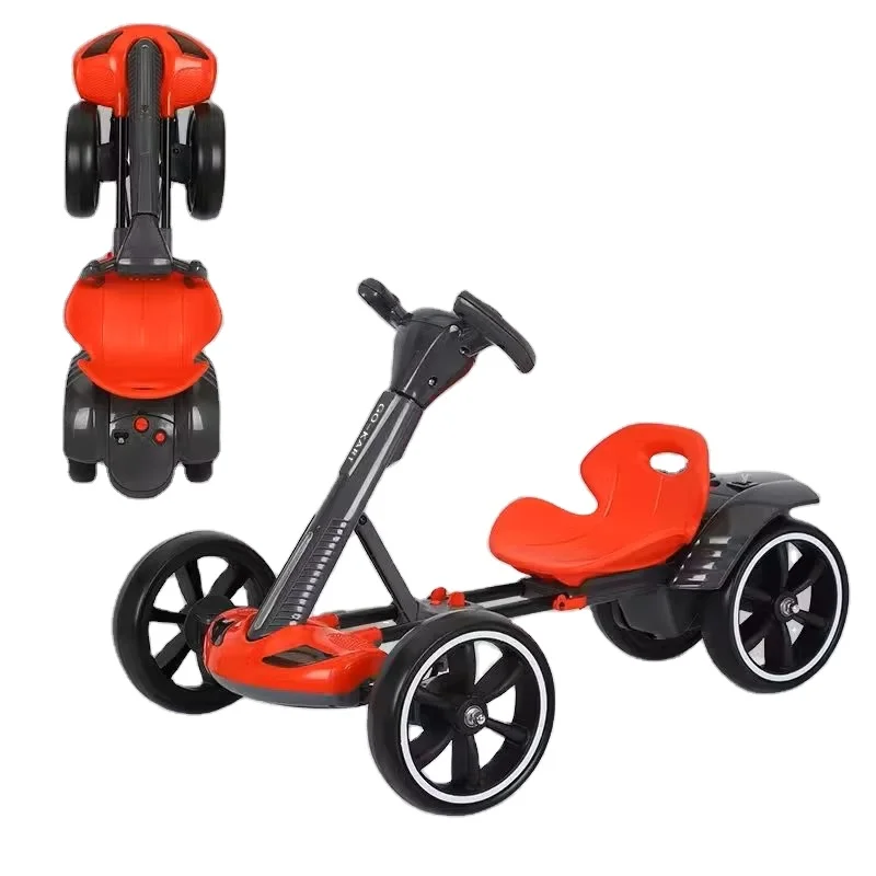 Оптовая продажа детский гоночный 4-колесный электрический автомобиль Gokart для детей 8 + лет