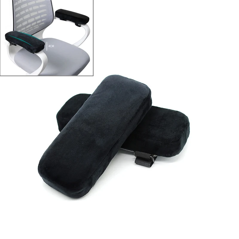 Amazon hot sale office chair arm rest cover anti-slip slow rebound memory foam armrest pad