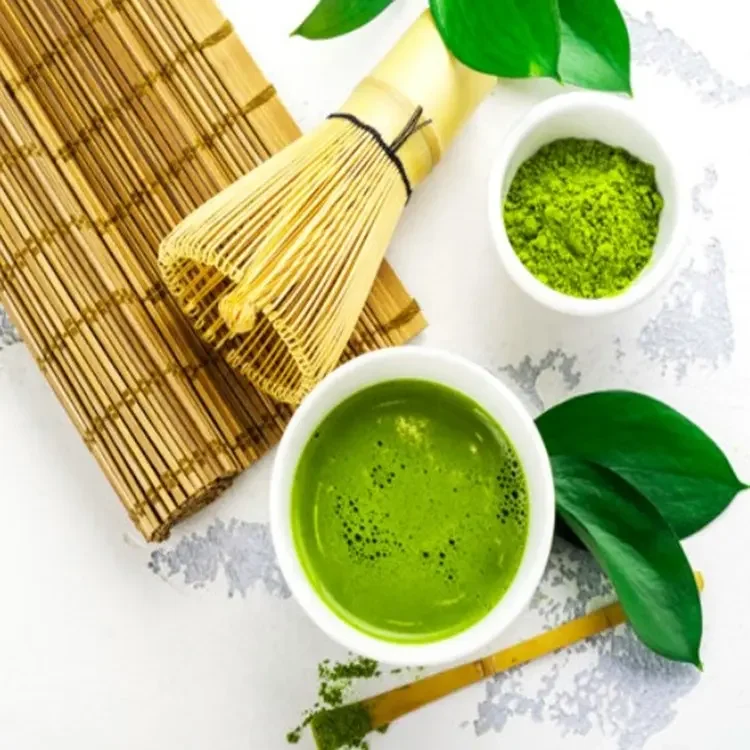 wholesale Ceremonial grade Japanese Organic Matcha powder bulk for private label matcha tin can
