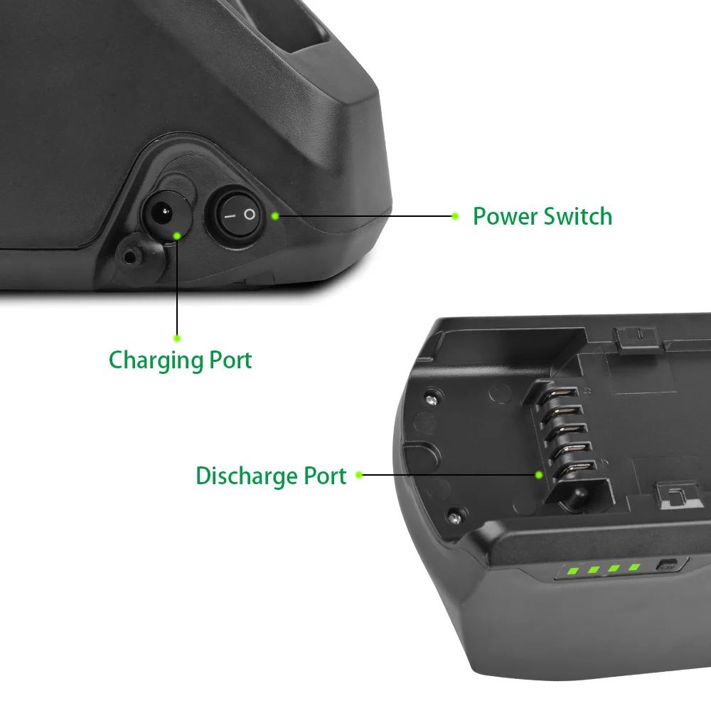 36V 48V 52V 23.8Ah 17.5Ah Ebike Batteries Down Tube E Bike Lithium Ion Battery E-bike 36 Volt Battery for Electric Bicycles