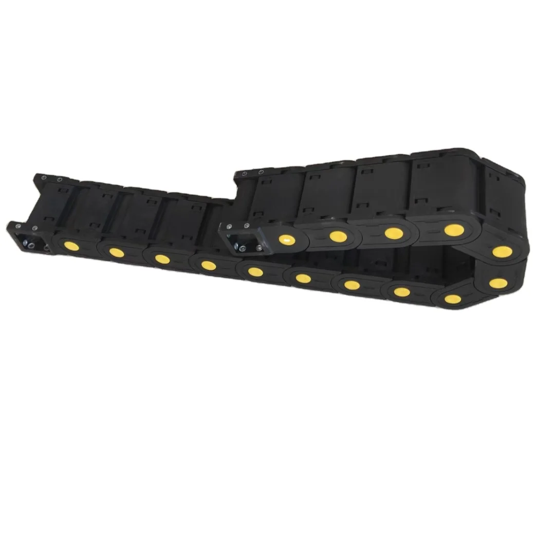 Good Quality Prevent Chippings Totally Enclosed Nylon Plastic Cable Carrier Drag Chain