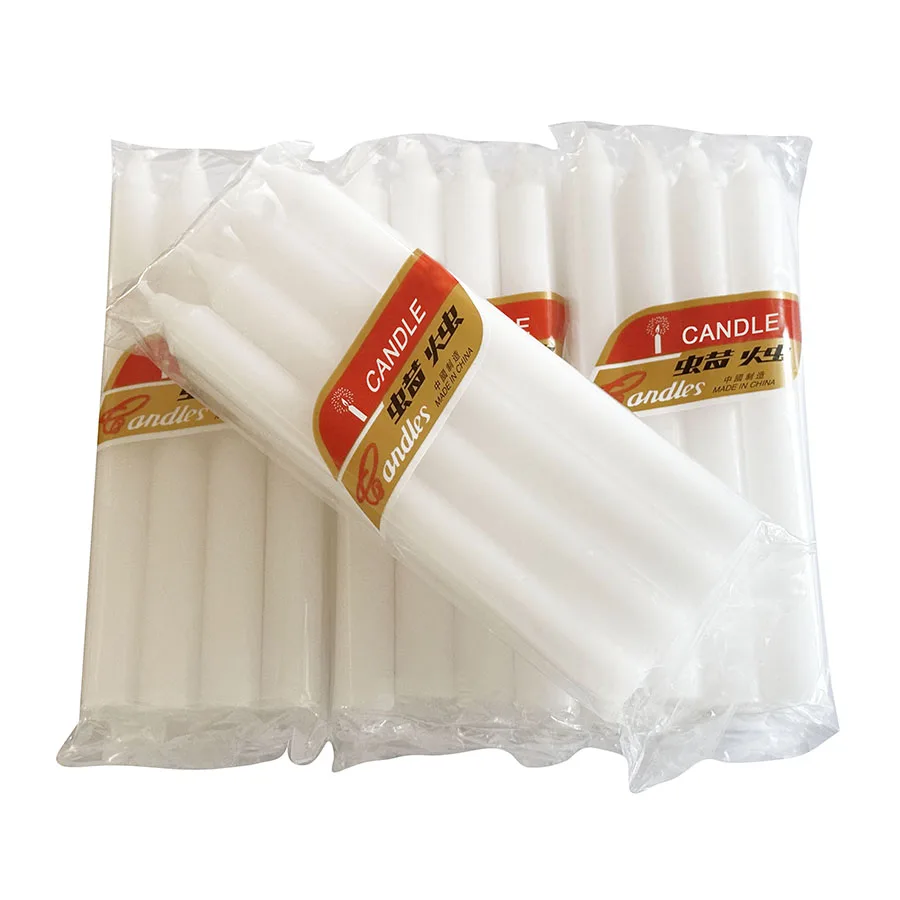 Paraffin Wax 8pcs x 30bag 38g Decorative Candle white household white plain candles