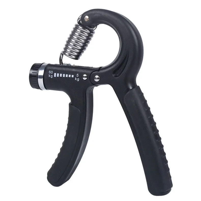 R type Adjustable Heavy Duty Hand Gripper Anti Slip Hand Grip Strengthener with Counter