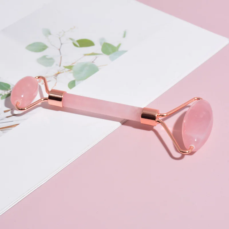 2024 Best Sellers High Quality Facial jade roller Massager Rose Quartz roller Tool Set Jade