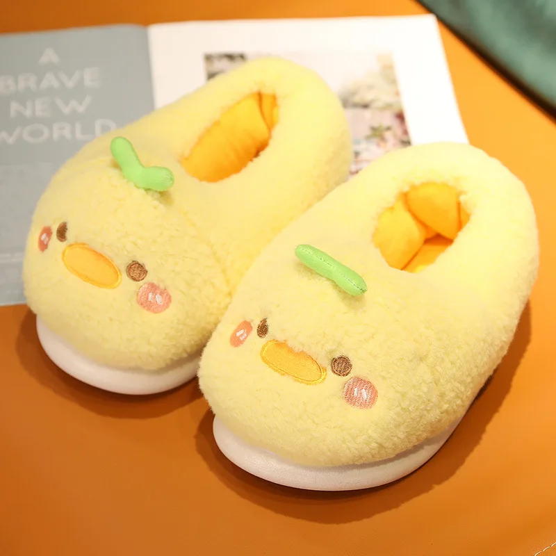 Cartoon Unicorn Bunny Plush Animal Dog Monster Slippers Autumn Winter Home Slipper Warm Floor Board Indoors Shoes