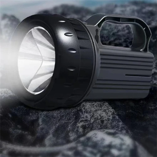 Hot Super Bright 9000mah P9 Wick Powerful Usb Rechargeable Abs Working Industrial Led Torch Tactical Flashlight Search Light