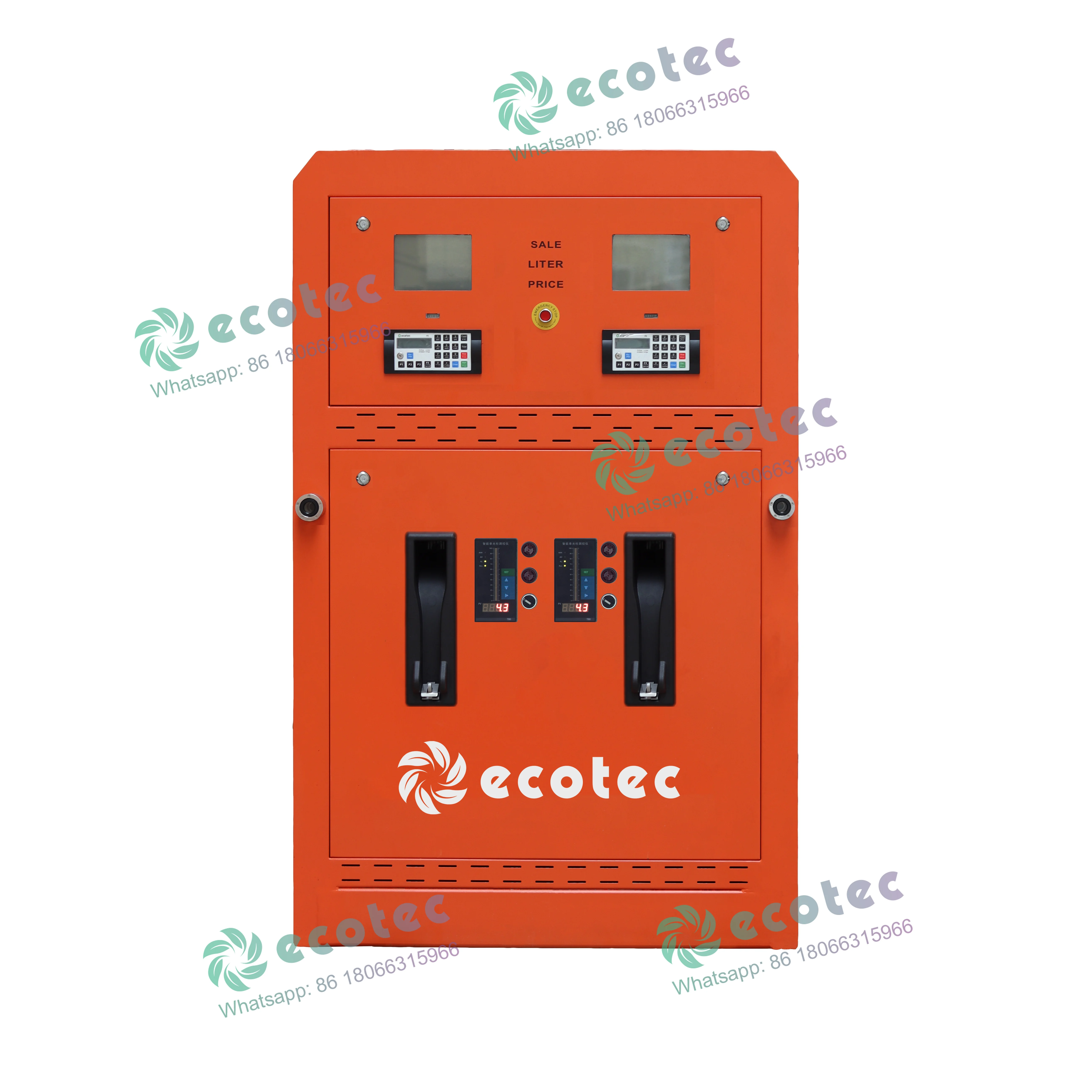 Gasoline Mini Gas Station Container Station Portable 2 nozzle Fuel Dispenser with  2000 liter Tank