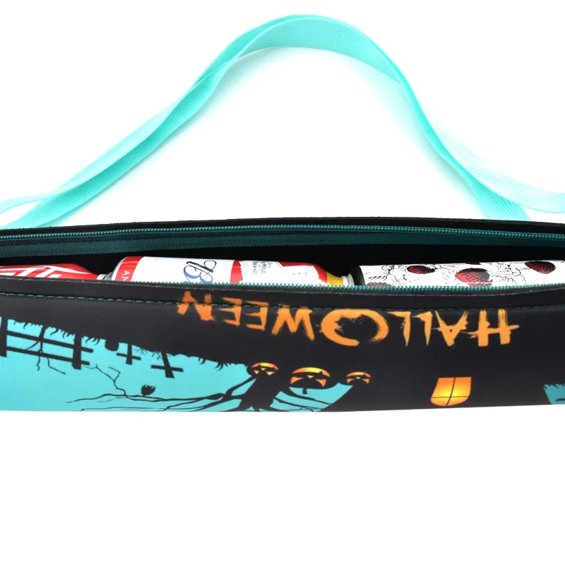 Insulated 4/5/6 Packs  Can Carry Tube Cooler Bag for 12oz Beer Can