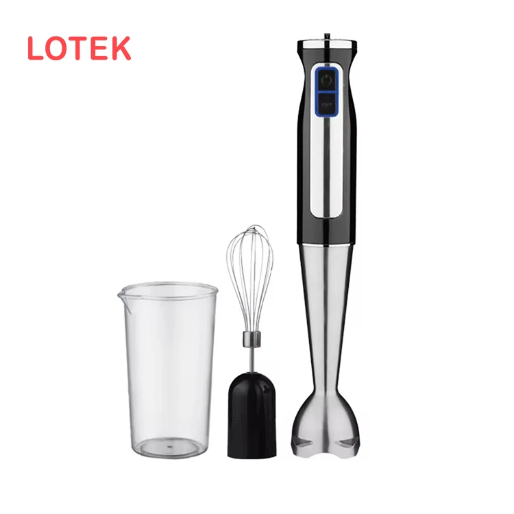 High Quality DC Motor 800W Sharp Stainless Steel Blades Electric Hand Blender
