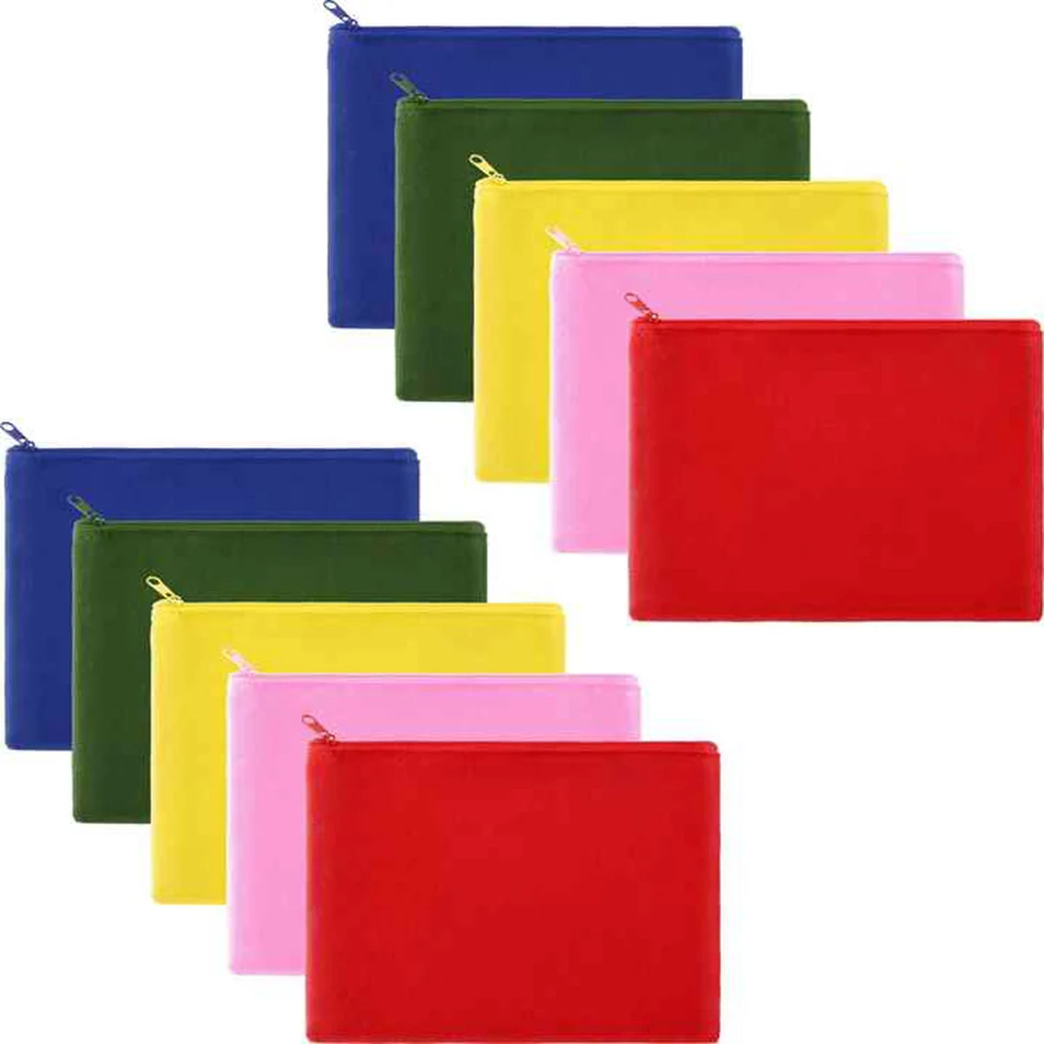 Good Selling Fashionable Eco-Friendly Folded Travel Custom Logo Reusable Organic Cotton Canvas Makeup Bag With Zipper