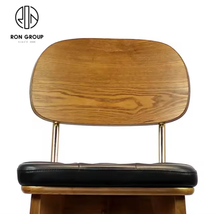 Kitchen Italian Modern Simple Design Dining Chairs Comfortable Ash Solid Wood Lounge Restaurant Dining Chairs