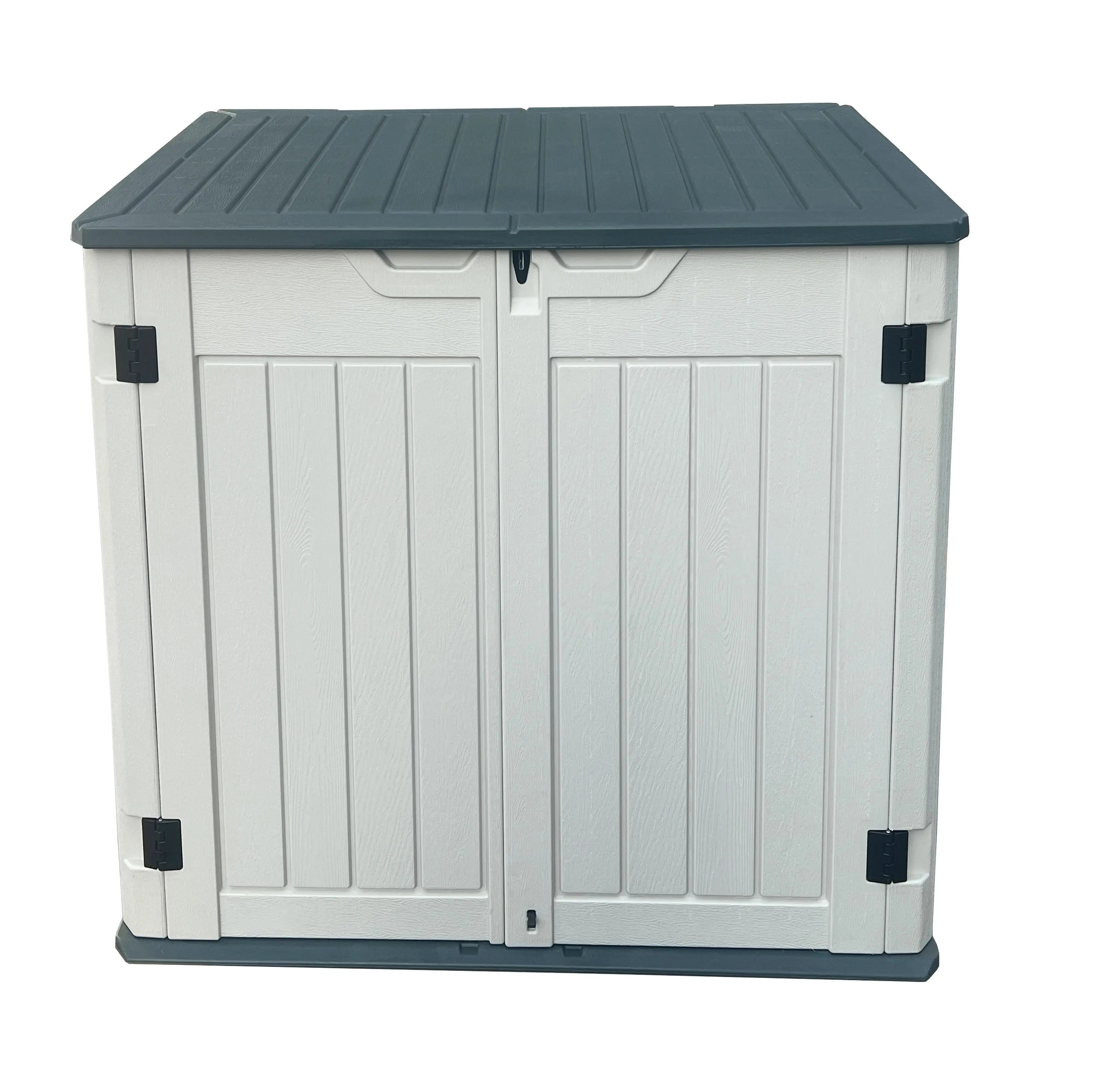 Lifetime Rot Proof Waterproof Outdoor Plastic Garden Horizontal Shed Storage Cabinet