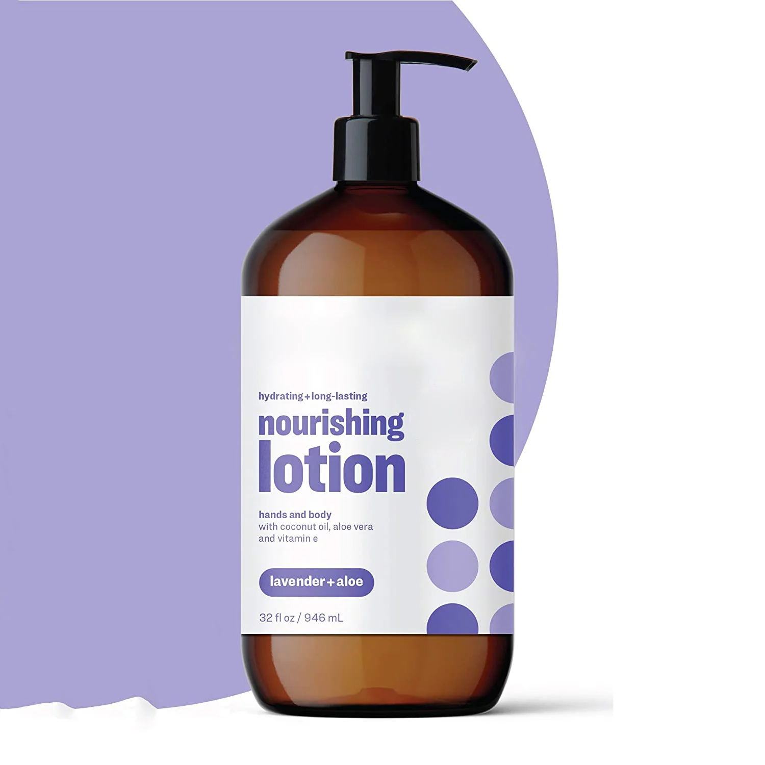 Pure Nourishing Body Lotion Coconut Oil Aloe Hand Natural Face Toning Lotion