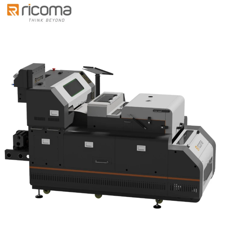 RiCOMA A3 DTF printer printing machine with  epson I3200 2 printing heads 30cm width printing area