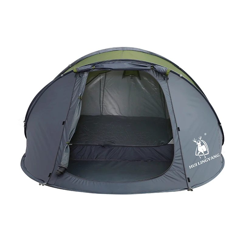  Новый продукт 2020 4-6 человек семья Кемпинг пеший Туризм Водонепроницаемый двойной слой автоматическая палатки