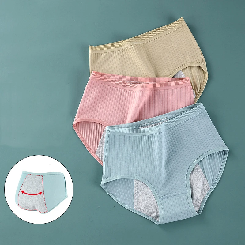 Proof Menstrual Panties Period Underwear Organic Cotton Breathable Period Underwear