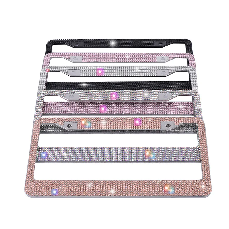 License Plate Frame  Embossed Car License Plate Frames Wholesale Custom Design Raised Plastic  Car Number Plate