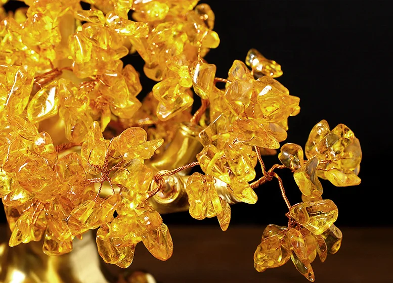 Роскошный Кристалл в американском стиле, роскошное украшение с уникальным ручной работы, искусство и ремесла, украшения из дерева Фортуны