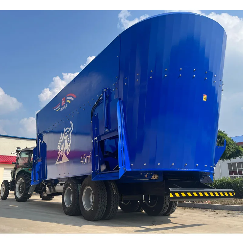 Large full mixed ration feed mixer truck manufacturer direct salescattle farm tmr mixer