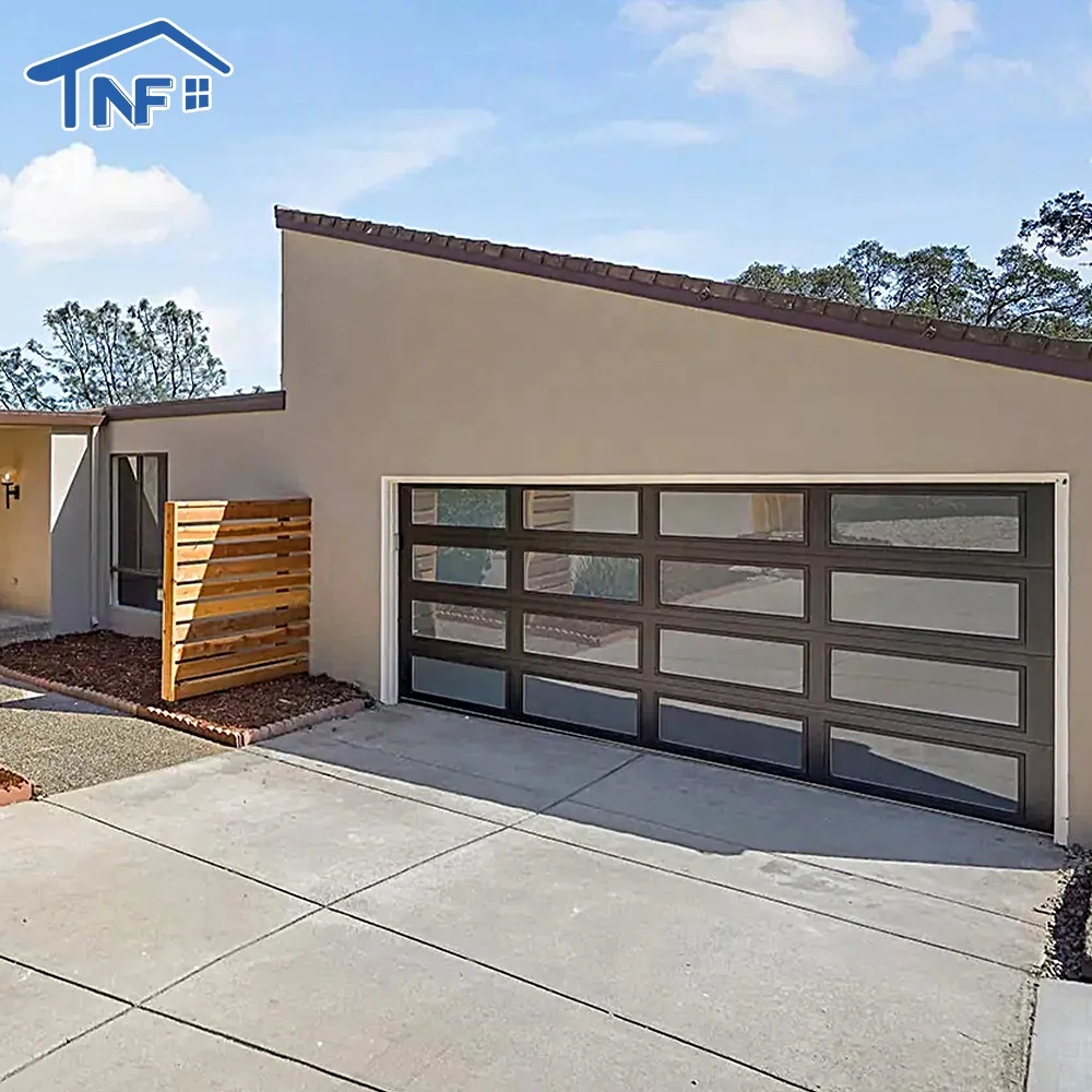 Smart App Control Automatic Vertical Bi Folding Doors Auto Bi Fold Doors Electric Bi-fold Exterior Garage Doors