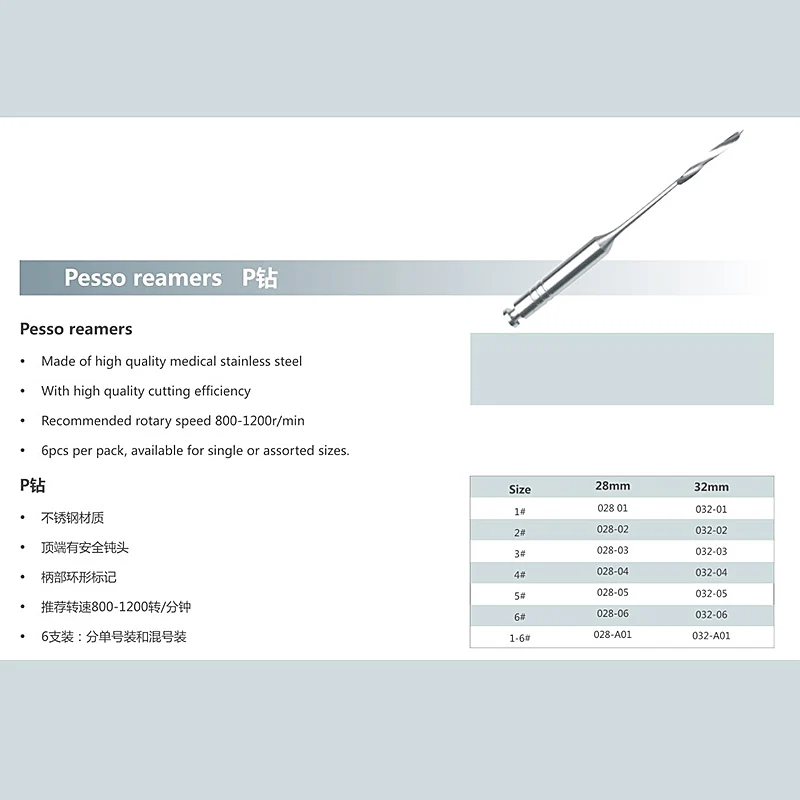 Wholesale Selling Peeso Reamers In Endodontics For Root Canal Preparation
