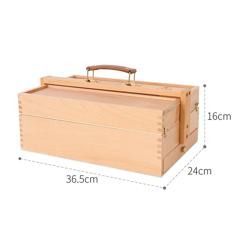 High Quality Artist Painting Tool Wooden Easel Box