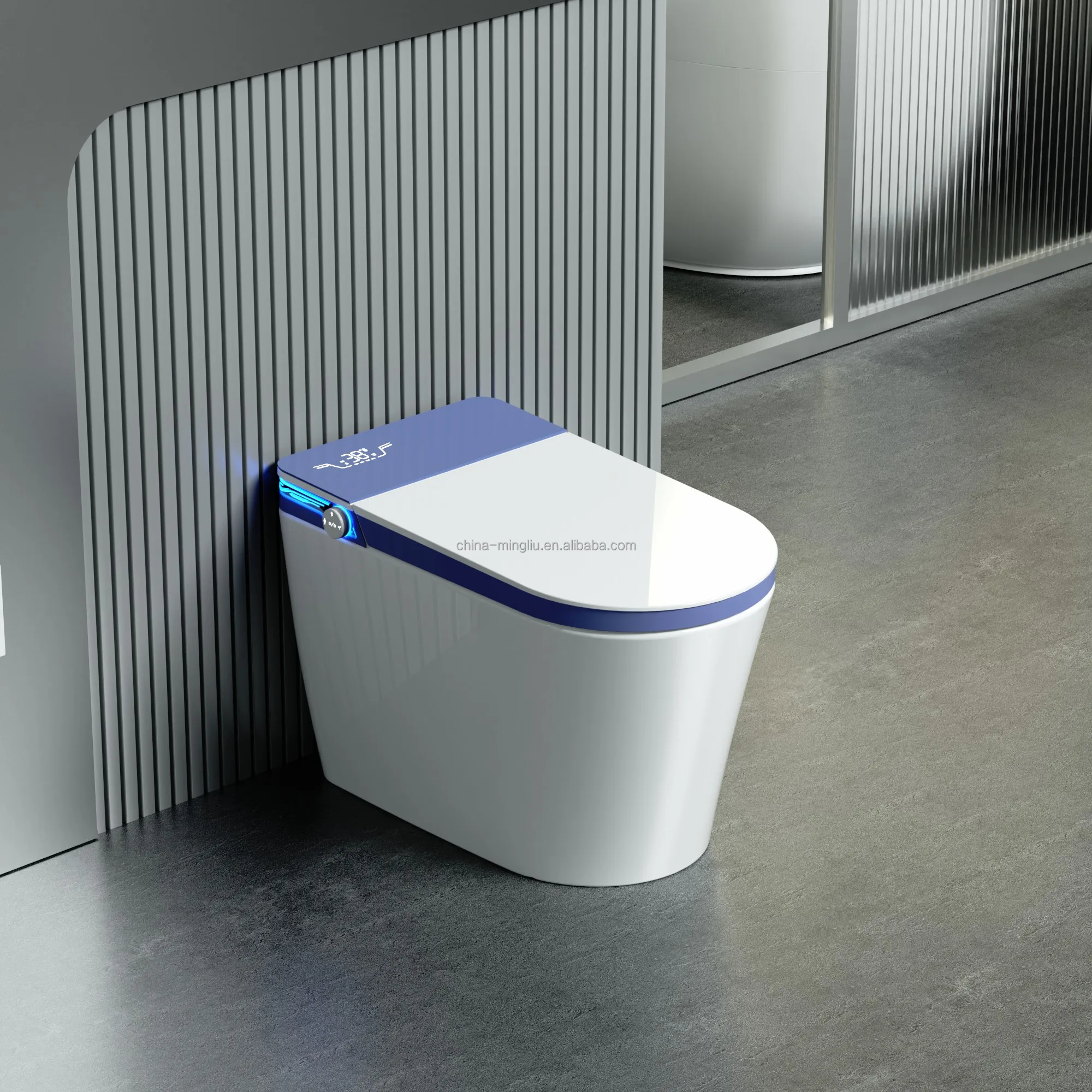 Smart Home Design Automatic Flush toilet Business Room Smart Flush Toilet Mini Suite Bathroom Smart remote control toilet