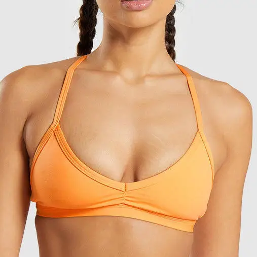 HOT yoga crop fitness adjustable high impact beauty bra gather sexy sports bra