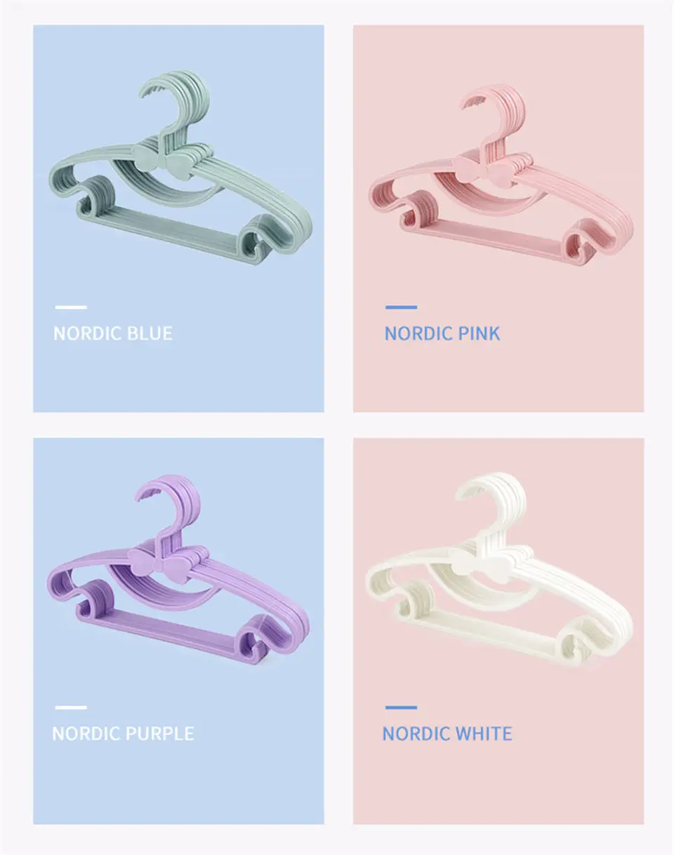 Custom Hangers Bowknot Pp Hanger For Kids Non-slip Baby Plastic Hanger Manufacturer