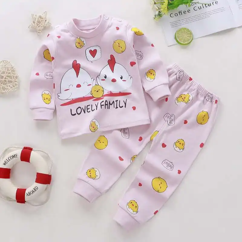 
2020autumn 100%cotton comfortable toddler clothing baby clothing sets 