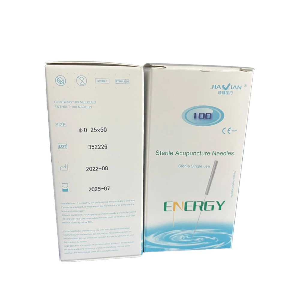 Good Quality Factory Price OEM Chinese Traditional Disposable Sterile Acupuncture Needle with Tube