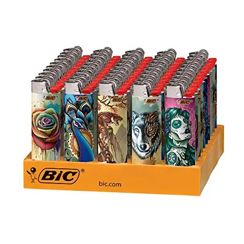 BIC Специальные серии татуировок зажигалки лоток на 50