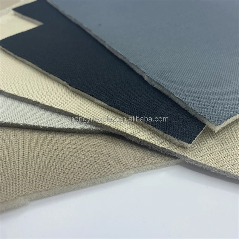 2-6mm Sponge Bonded Upholstery Car Headliner Fabric with foam Car Roof Fabric Car Ceiling Fabric in China