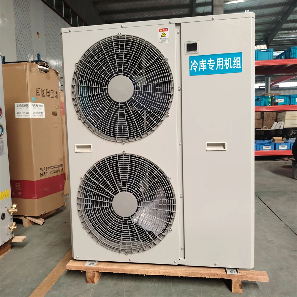Mushroom climate control all in one machine for 20ft Containerized mushroom condensing unit