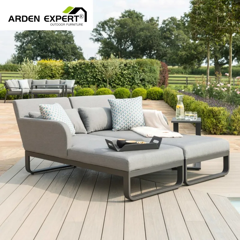 High End New Design Aluminum Sun Loungers Outdoor Aluminum Beach Lounge Chairs