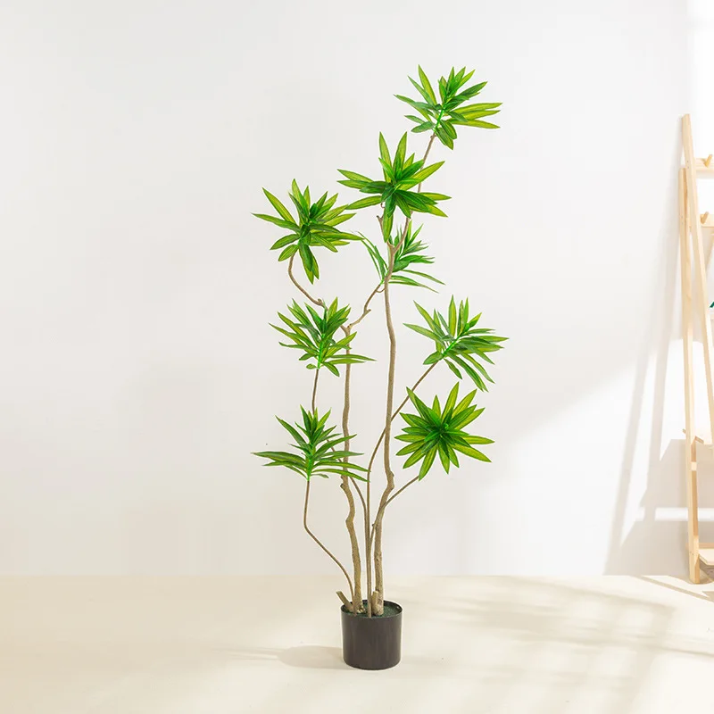 High Quality Hot Selling Wholesale Ins Style Artificial Plant Lily Bamboo for Home Living Room Shopping Mall Decoration