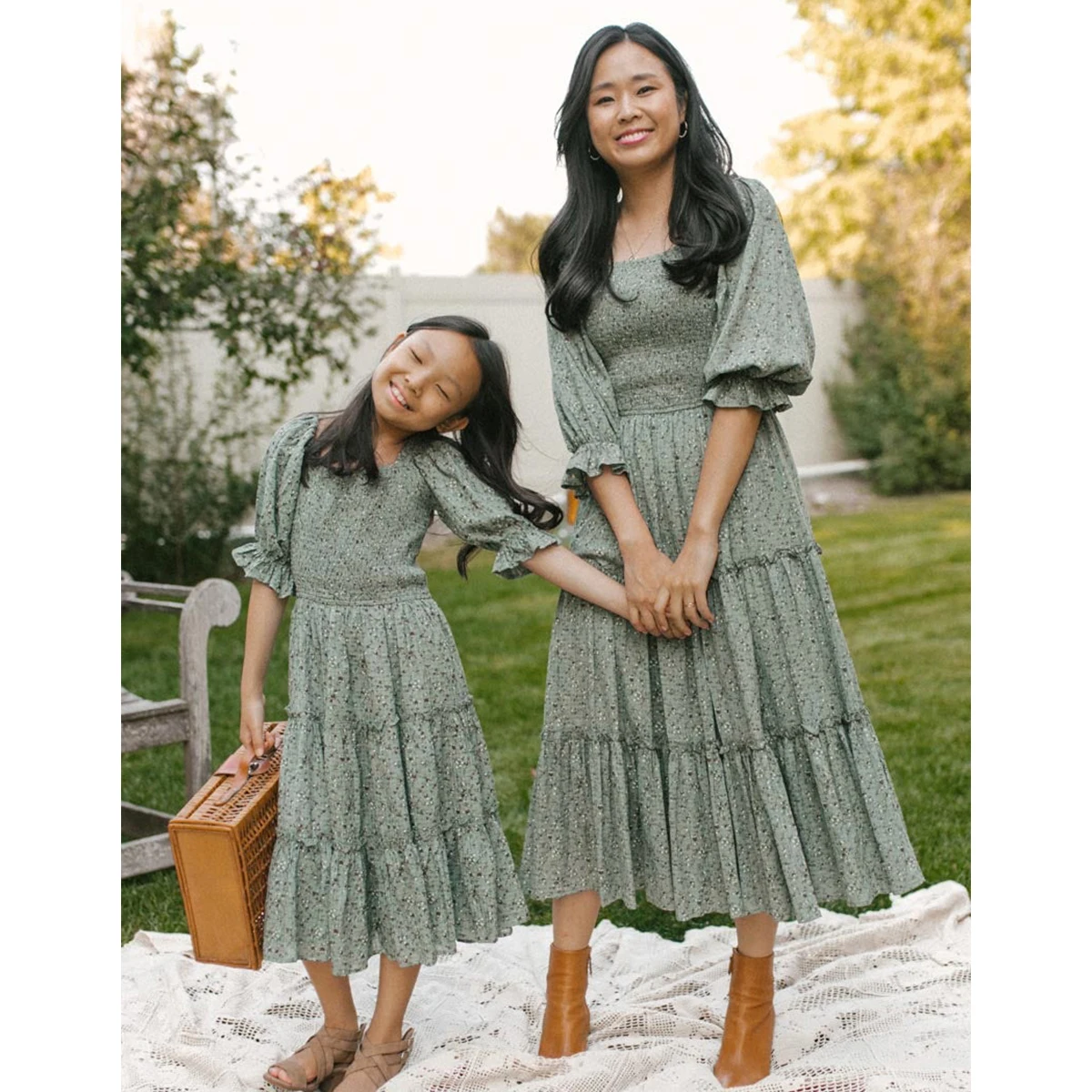 2022 dress for mother and baby long ladies summer dresses