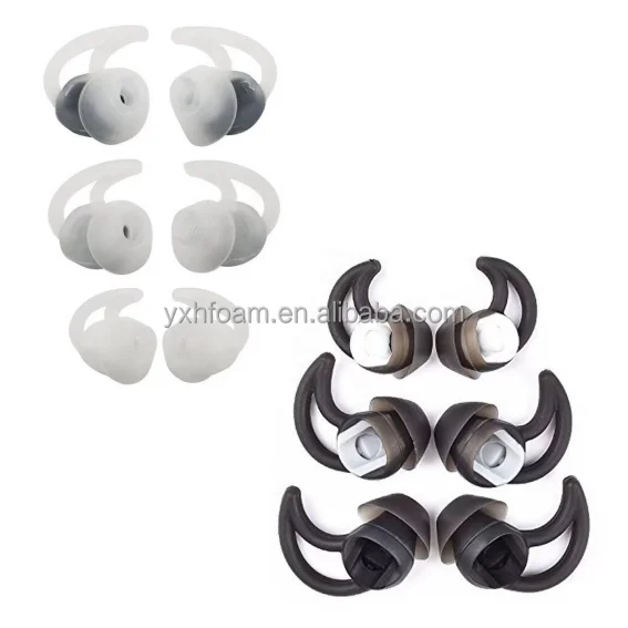 Silicone Sleeve Earbuds Ear Buds Ear Tips Compatible with QC20 QC30 Earphone Repairing Parts Spare Parts