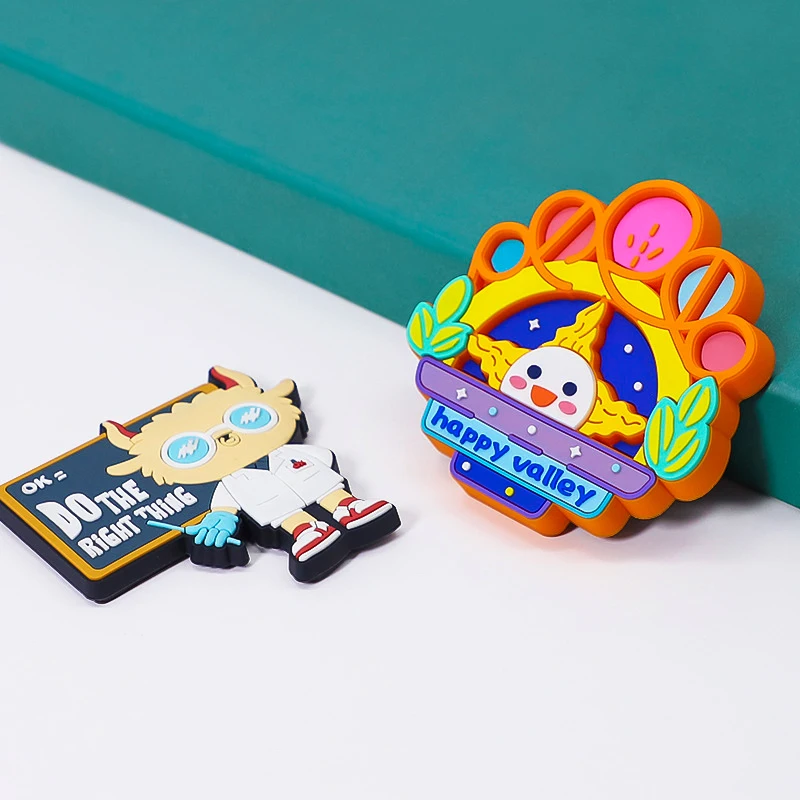 Custom Cartoon PVC Refrigerator Magnets for Kids Gifts Rubber Fridge Magnets