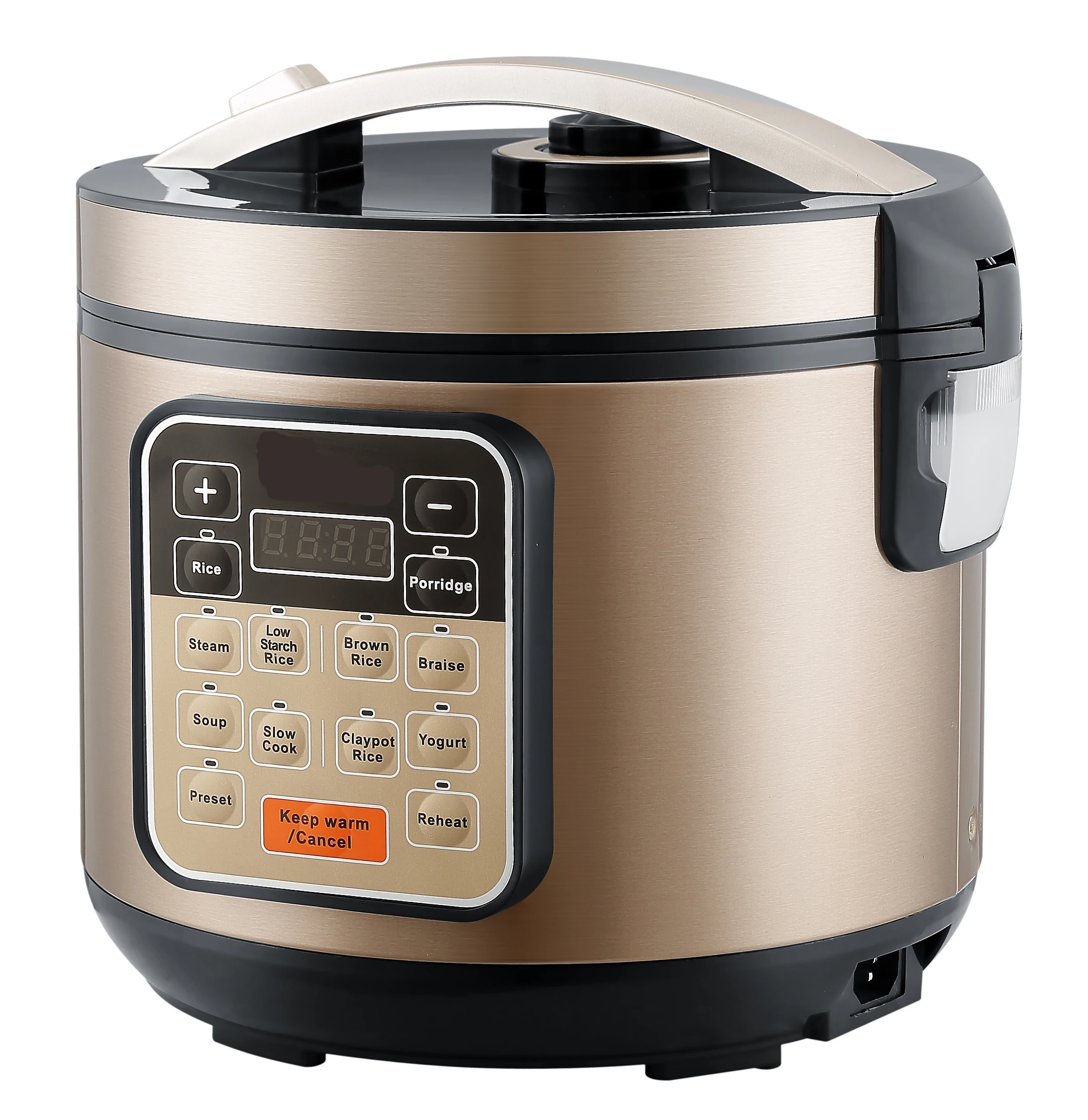 Low Sugar 11 In 1 Programmable Electric Rice Cooker Non Stick Inner Pot