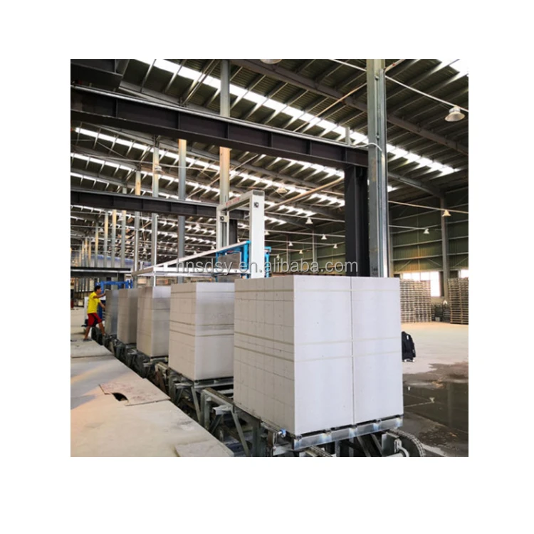 Small startup machinery cutting Autoclaved Lightweight Aerated Concrete ALC block line unit making machine AAC Brick Plant