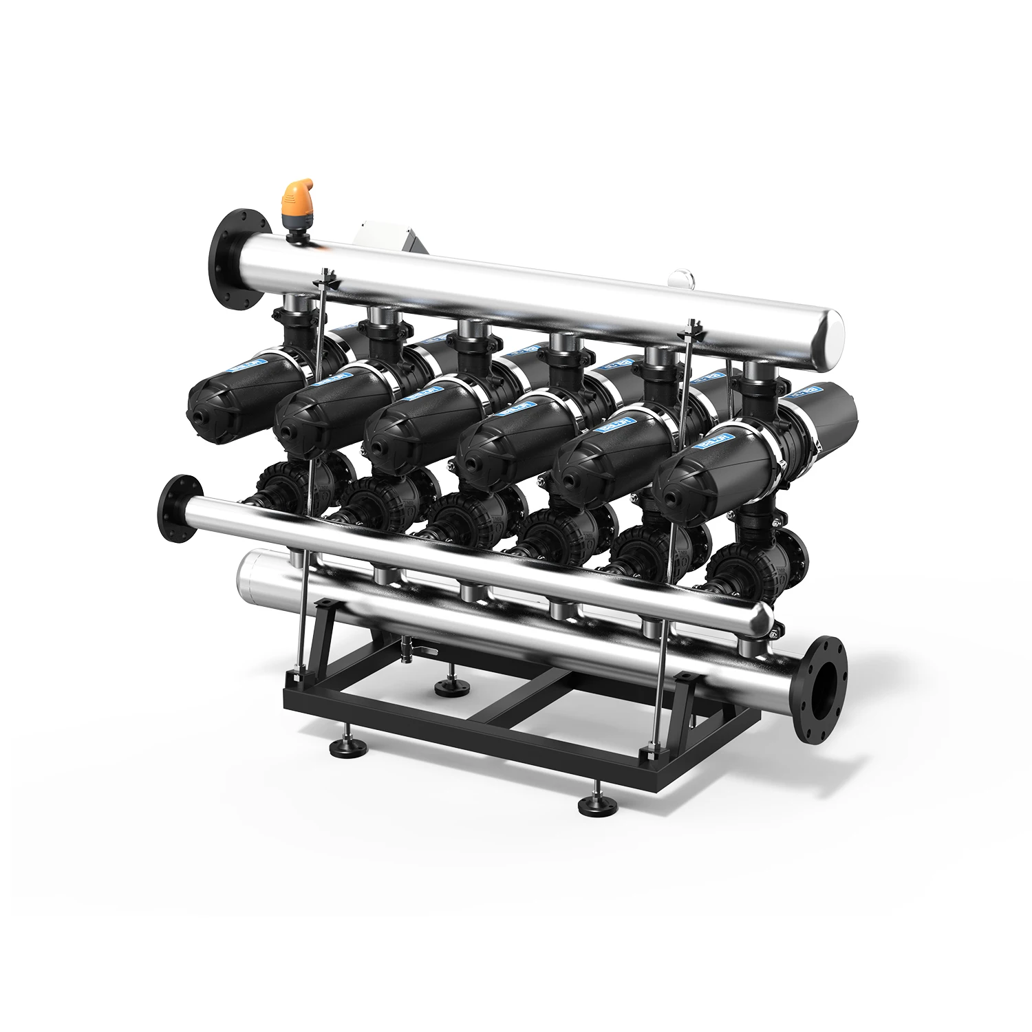 4 Inch H type Water Treatment machine automatic backwash filters manufacturer