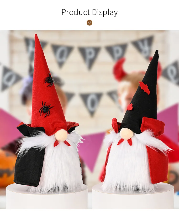 New Halloween Decoration Halloween Vampire Electric Doll Rudolph Ghost Festival Faceless Doll Decoration