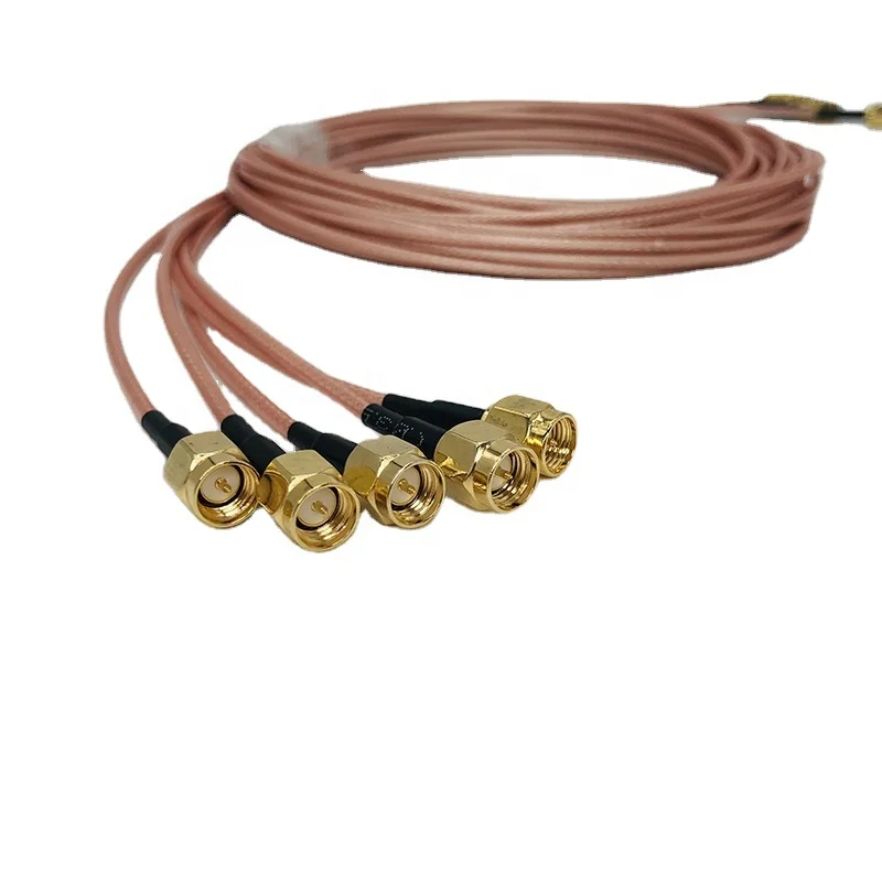 Custom RG316 SMA Male to RG316 SMA Male  Connector RF Wifi Antenna Coaxial Extension Cables rf coaxial cable